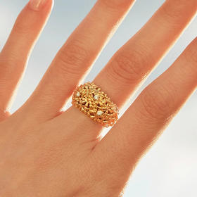 在途4周到｜Agapee-MELLONA-花朵 宝石 镶嵌 戒指［法国设计师］