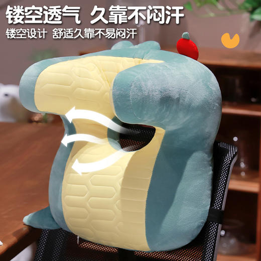 自然醒多巴胺动物仰睡枕办公室午休神器护颈靠枕睡觉抱枕趴睡枕QYL 商品图5