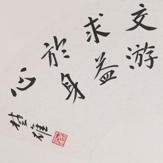 方楚雄《读书当观其气象》书法原作33CM*66CM 手写扇面书法作品 商品图2