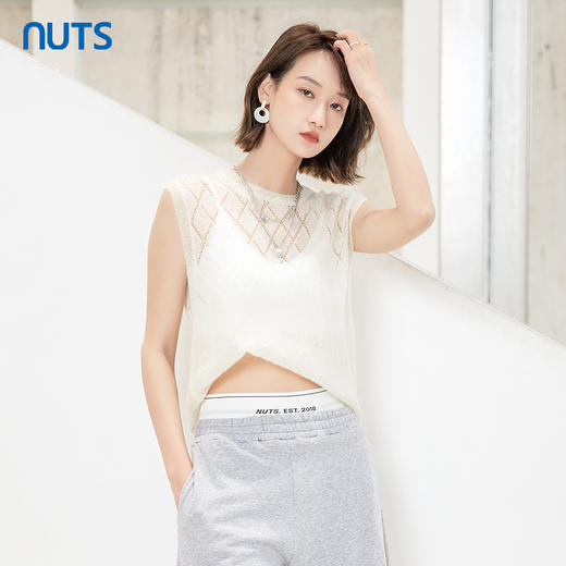 NUTS夏季商场同款休闲毛织背心女221051156 商品图0