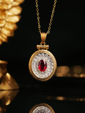 【喆】红宝石天空之城吊坠