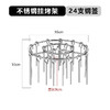 【无需翻面，易洗不易沾】空气炸锅烧烤架 不锈钢家用烤肉串架 多功能烤架 双层空气炸锅架-QA 商品缩略图5