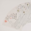 余国庆《蓬莱弱水三千里，未托微波亦是仙》原创国画30CM*60CM卡纸扇面花鸟 商品缩略图2