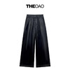 醋酸黑色阔腿裤 商品缩略图0
