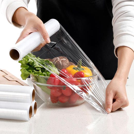【批发】美丽雅卷装易撕PE保鲜膜中号25cm 商品图7
