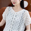 苏苏姐家菱格蕾丝短袖开衫手工diy蕾丝线编织自制材料包 商品缩略图2