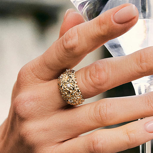 在途4周到｜Agapee-MELLONA-花朵 宝石 镶嵌 戒指［法国设计师］ 商品图3