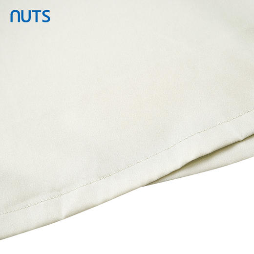 NUTS夏款气质通勤高级感桑蚕丝宽松圆领短袖套头衬衫女428013516 商品图3