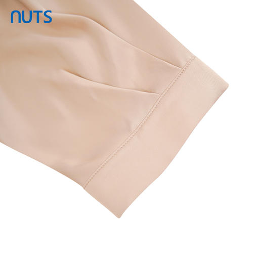 NUTS夏季新款纯色简约时尚气质高腰西装短袖连衣裙女421101056 商品图4