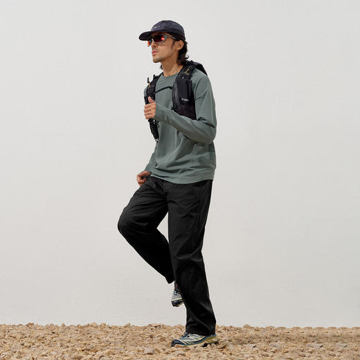 714street户外防水休闲裤男2025秋季新款弯刀裤cleanfit直筒长裤 商品图3