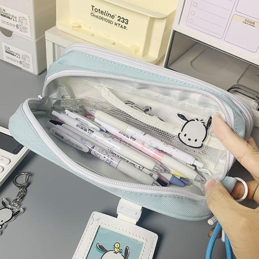 高颜值透明笔袋✨还能DIY！小学生到初中生都抢疯了🎨大容量+双面设计，文具收纳从此更有趣！ 商品图2