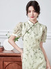 【专属特价】旗袍连衣裙女夏季新款改良版国风复古碎花鱼尾雪纺裙子 商品缩略图4