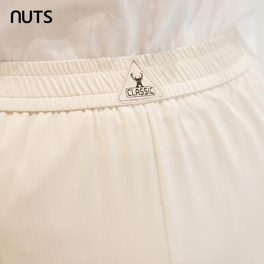 NUTS商场同款夏季纯色简约气质高腰直筒显瘦休闲长裤221073260 商品图4