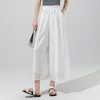 百媚生 天丝裙裤子高腰休闲裤九分裤阔腿裤2330 商品缩略图0