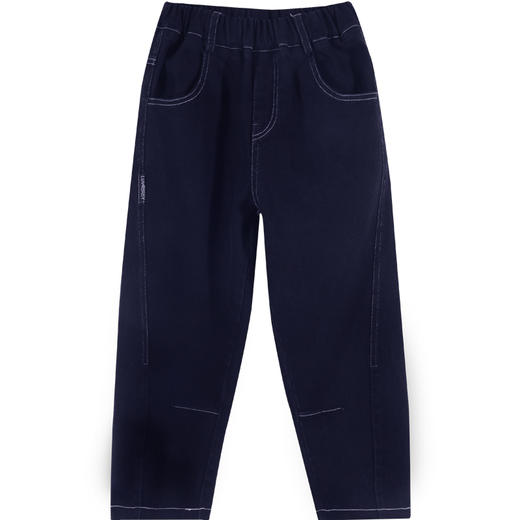 男童春秋装直筒宽松牛仔裤新款儿童装男孩早秋季帅气薄款裤子 商品图4