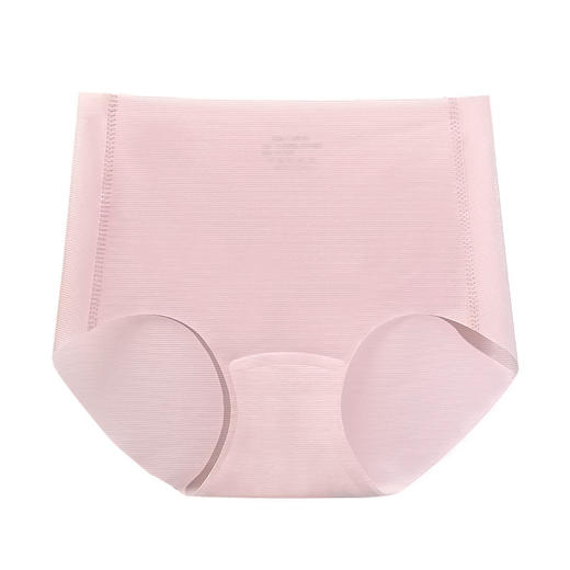 雀说 【5条】薄透舒爽高腰内裤纯棉裆收腹提臀三角裤8712 商品图4