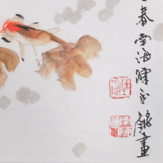 陈永锵《悠然》国画原作35CM*35CM手绘宣纸花鸟作品 商品图1