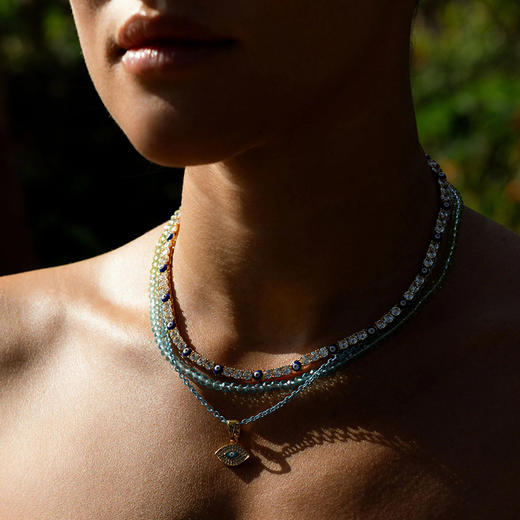 北京仓｜CRYSTAL HAZE-Serena-邪恶之眼 项链［挪威设计师］ 商品图4