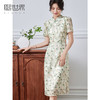 【专属特价】熙世界改良旗袍裙年轻款气质温柔风高端夏季新款新中式雪纺连衣裙 商品缩略图0