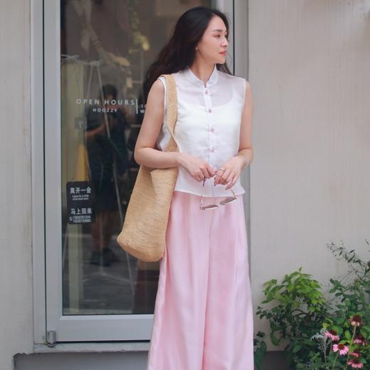 【线上专属】中式无袖马甲（23704223-山矾B194） 商品图1