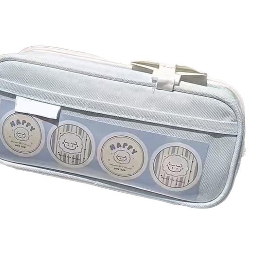 高颜值透明笔袋✨还能DIY！小学生到初中生都抢疯了🎨大容量+双面设计，文具收纳从此更有趣！ 商品图4