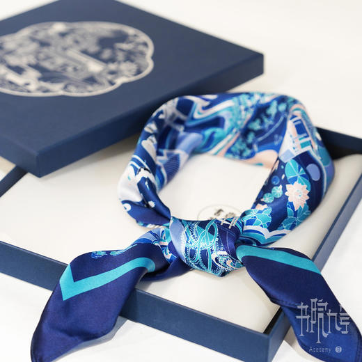 岳麓书院「麓云湘水」方巾 商品图2