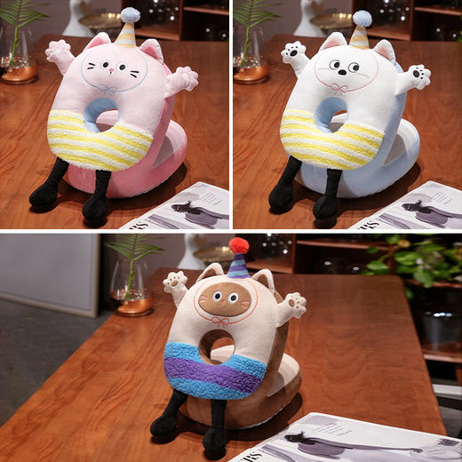 自然醒小手大开冰豆豆双面午睡枕办公室午休神器儿童午觉趴桌上小学生抱枕QYL 商品图7