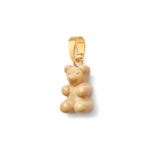 订购4周到｜CRYSTAL HAZE-Nostalgia Bear-classic-焦糖色小熊 吊坠（金色环扣）［挪威设计师］ 商品图2
