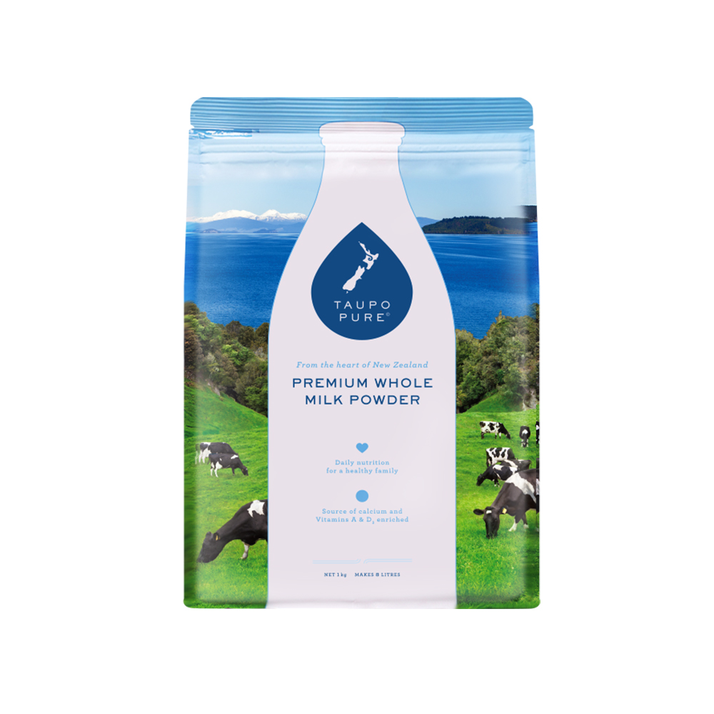 【保税】Taupo Pure/特贝优成人全脂乳粉1kg/袋 日期：27.5