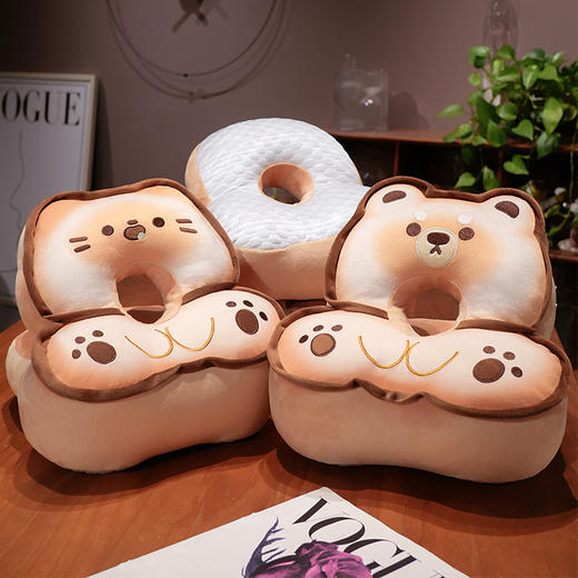 自然醒黄油饼干冰豆豆双面午睡枕办公室午休神器小学生趴睡枕桌上趴枕抱QYL 商品图8