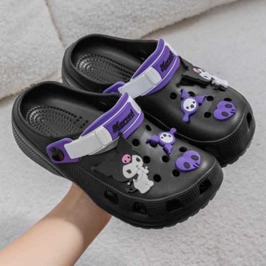 👏暑假特惠! ！ 29.9元 捡漏款【亲子款三丽鸥卡通洞洞鞋】💖 既能当拖鞋又能当凉鞋！🔥室内室外、浴室、沙滩...各种场合都很实穿~ 商品图3