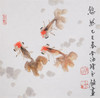 陈永锵《悠然》国画原作35CM*35CM手绘宣纸花鸟作品 商品缩略图2