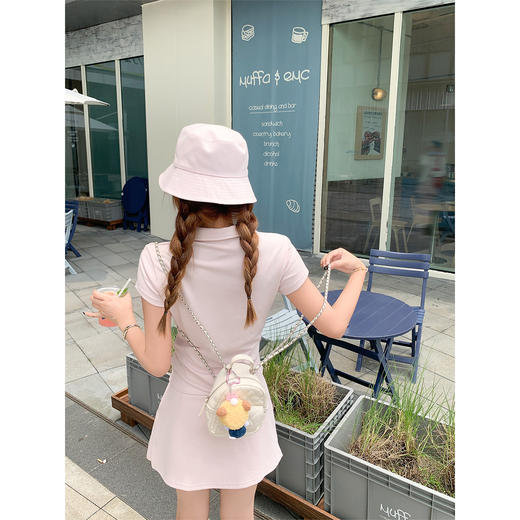 <曾小咸推荐>甜美风polo领T恤半裙套装 商品图4