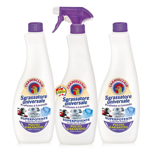 【1件包邮】大公鸡多能油污净经典薰衣草香600ml/118122 1瓶正装+2瓶替换装横扫油污洁净焕新 新疆西藏港澳台不发 商品图0