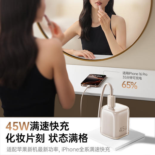 【爆款主推】倍思同芯充 PicoGo 苹果派 AN12 快充充电器 1C 45W 蜡笔小新联名版 商品图3