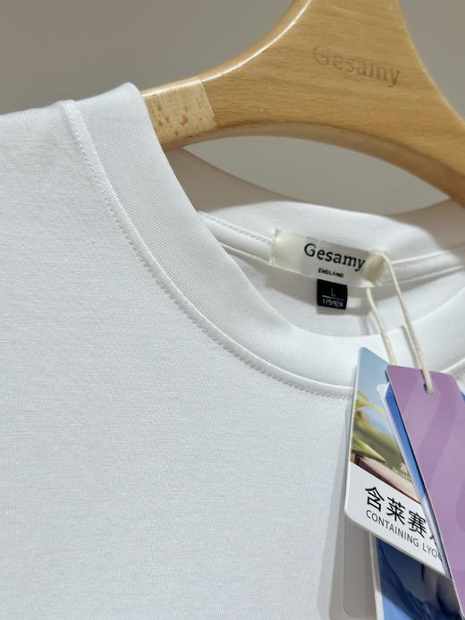 破价秒杀❗【格桑米Gesamy莱赛尔丝光棉短袖T恤】品牌直发 100%专柜正品❗丝光棉+莱赛尔天丝面料 挺阔有质感又丝滑冰爽❗ 商品图6