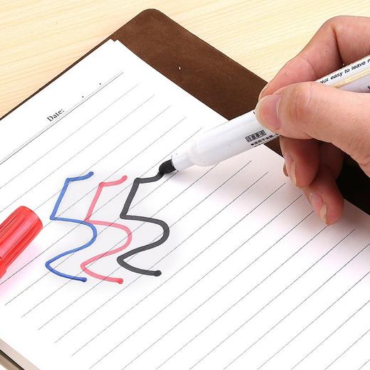 白板笔创意办公文具擦拭无痕水性记号笔儿童学生涂鸦画笔 12g/支 商品图3