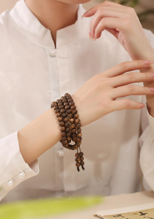 【沉香溯源】棋楠多圈手串5mm/6mm/8mm  BCQN401/BCQN372  （特殊商品请在收货之后48小时内申请退换货，过期不予处理！！！） 商品图3