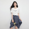 【07/16新品】熙世界不规则格纹半身裙女设计感2025夏季新款美式复古a字短裙子 商品缩略图4