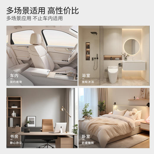 【帕世尼高端车载液体香薰】车用香水，车内香氛持久，淡香除异味。（两瓶装赠香挂，新老版随机发） 商品图3