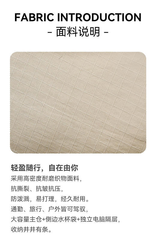 【上班通勤小背包】2025新款时尚休闲女士双肩包轻便旅行书包X35CB30721 商品图5