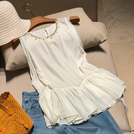 【预售7天】良木礼真丝丝绒上衣（4012） 商品图3