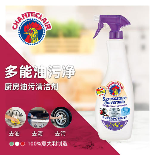 【1件包邮】大公鸡多能油污净经典薰衣草香600ml/118122 1瓶正装+2瓶替换装横扫油污洁净焕新 新疆西藏港澳台不发 商品图1