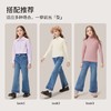 【纳维凯尔】【120-165】Navigare小帆船女童高弹修身阔腿牛仔裤 商品缩略图4