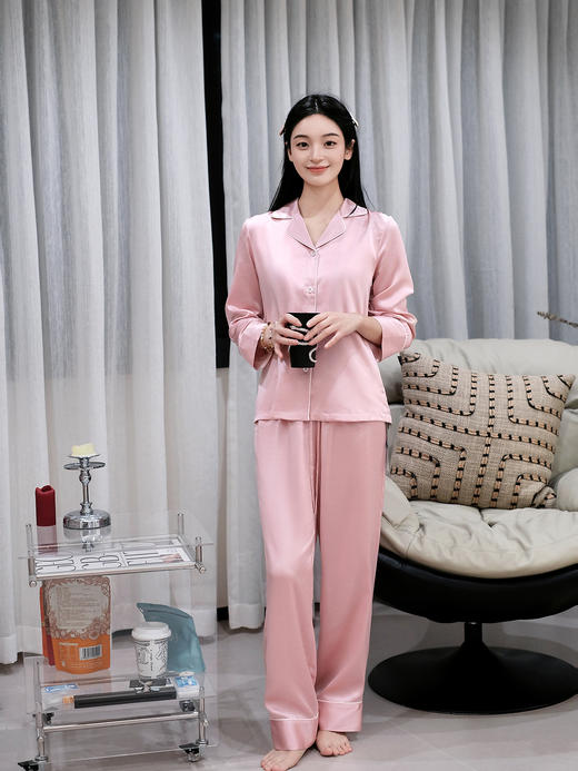 STJINGx凯喜雅| 可机洗睡衣套装-粉色[特价品] 商品图0