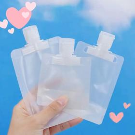 液体分装袋翻盖自立吸嘴袋旅行便携分装袋乳液分装袋小样袋 1个