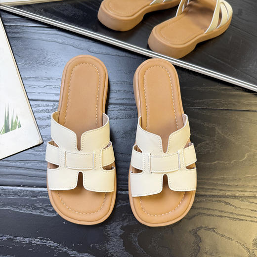 百丽同款平替凉拖女士拖鞋 | 舒适又时尚、绝美夏日半托、休闲百搭、4色可选、搭配裤子裙子都好看~ 商品图7