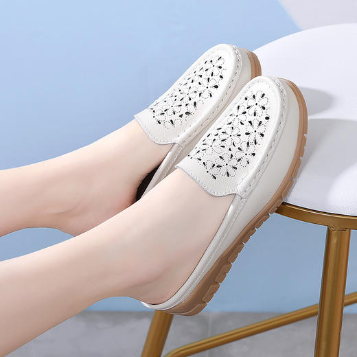 泉州 花瓣花纹镂空 高跟半托女鞋（尺寸偏小，拍大一码） 商品图2