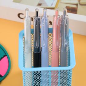 高颜值 ST头黑色中性笔学生刷题笔创意文具按动办公用品水性签字笔0.5mm/支