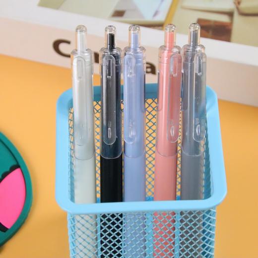 高颜值 ST头黑色中性笔学生刷题笔创意文具按动办公用品水性签字笔0.5mm/支 商品图0